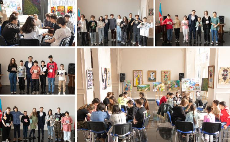 В Русском доме в Баку состоялась очередная игра Клуба интеллектуальных игр "Что? Где? Когда?" 