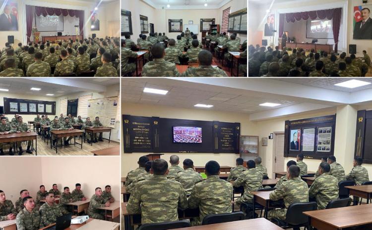 Socio-political training classes were held in military units - VIDEO