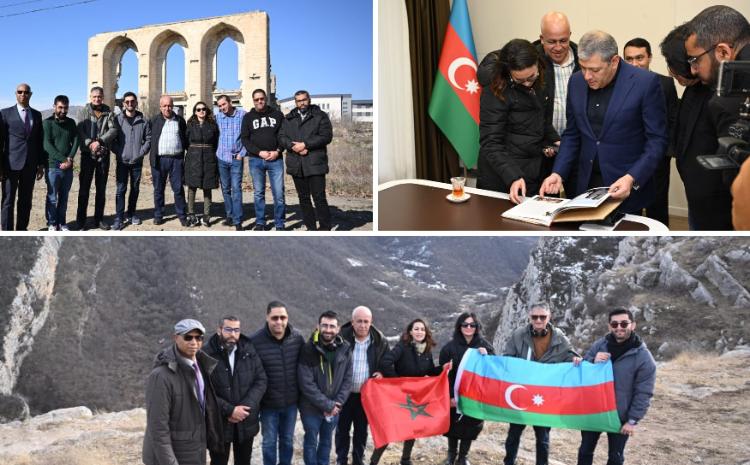 Moroccan journalists visited Aghdam, Askaran and Shusha 