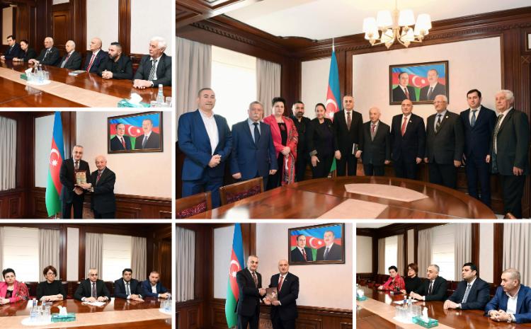 Səlahiyyətli nümayəndə Türk Ağsaqqalları Birliyinin nümayəndə heyəti ilə görüşüb 