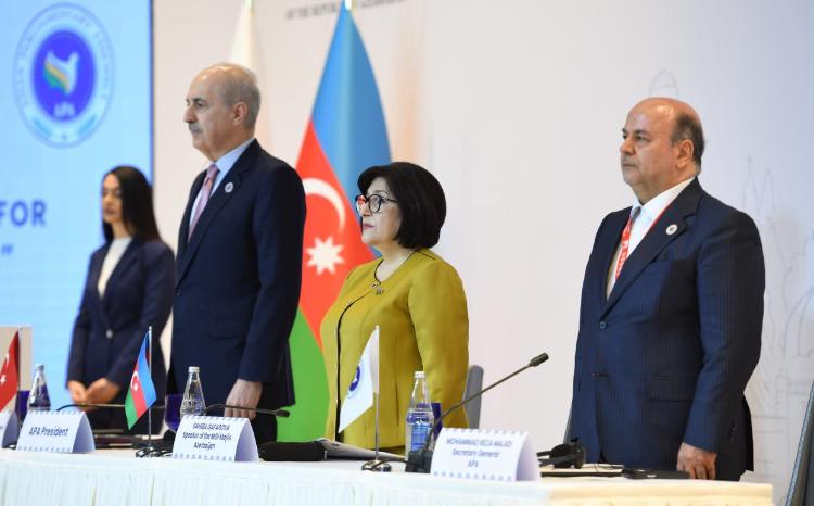 Milli Məclisin sədri Sahibə Qafarovanın Asiya Parlament Assambleyasının 14-cü plenar sessiyasında çıxışı 