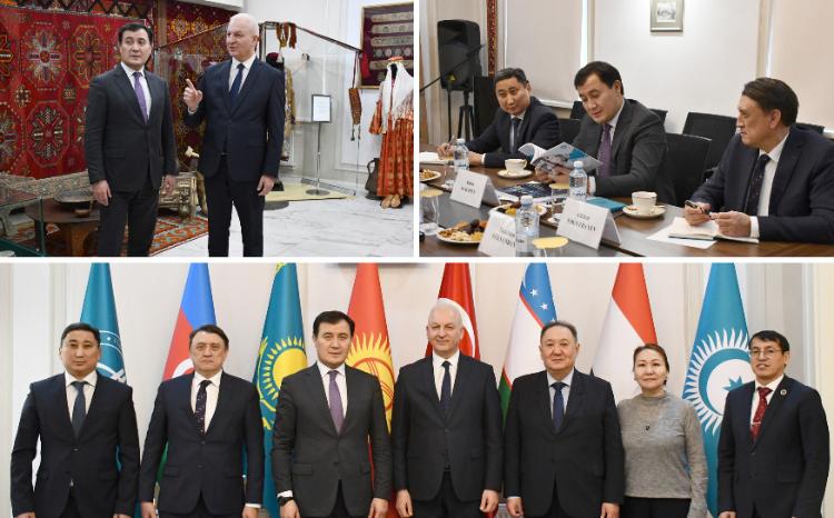 Akademik Şahin Mustafayev Qazaxıstanın xarici işlər nazirinin müavini ilə görüşüb 