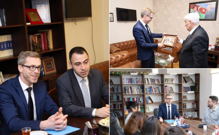 İsveç səfiri ADU-nun qonağı olub 