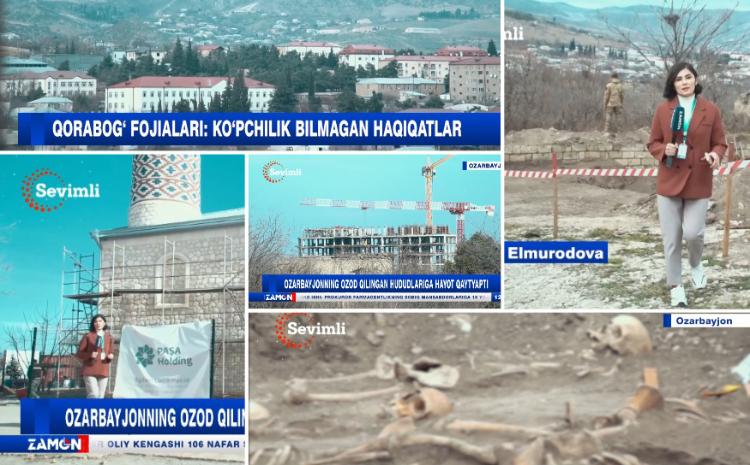 На популярном телеканале Узбекистана «Sevimli TV» продемонстрированы передачи о серьезных последствиях оккупации азербайджанских земель - ВИДЕО