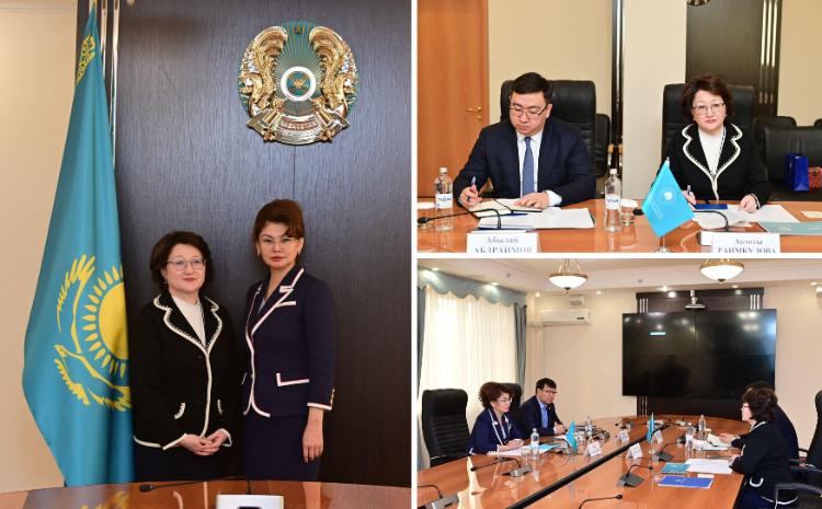 President of the Turkic Culture and Heritage Foundation Aktoty Raimkulova met with the Minister of Culture and Information of Kazakhstan 