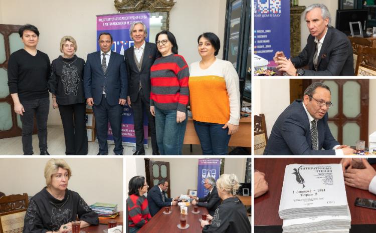 Азербайджанское общество слабовидящих получило в подарок от Русского дома в Баку книги со шрифтом Брайля 