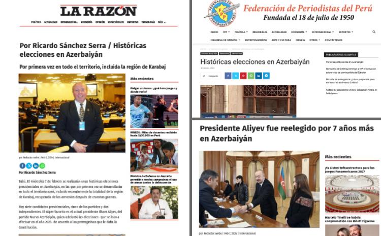Növbədənkənar prezident seçkiləri Peru mətbuatında 