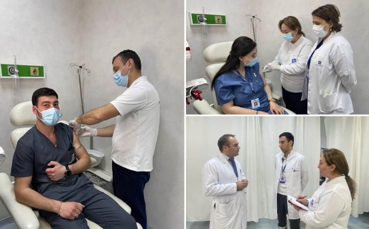 Mərkəzi Gömrük Hospitalında Hepatit B virusuna qarşı Engerix-B Adult 20 peyvəndi ilə vaksinasiya aparılır 