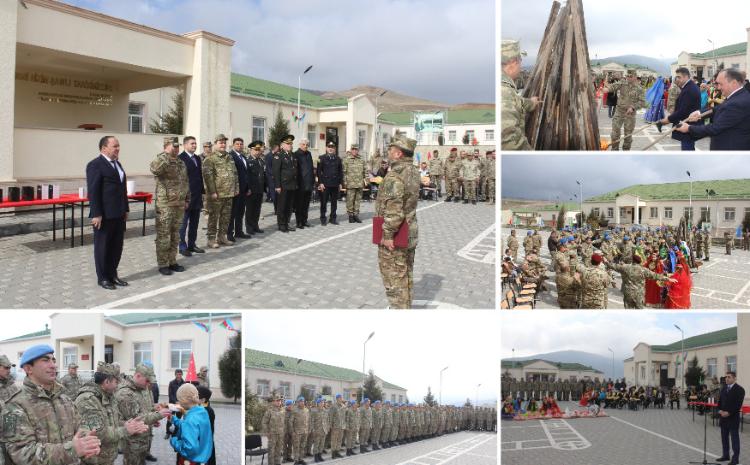 Göygöldə yerləşən N saylı hərbi hissədə Bayram tədbiri təşkil olunub 