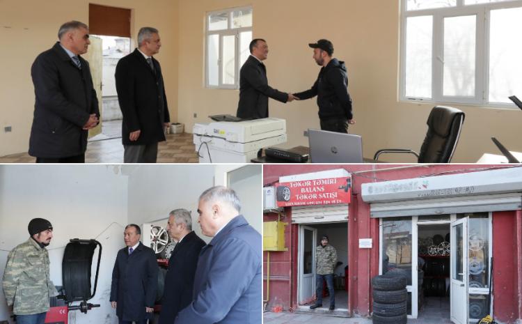 İmişlidə özünüməşğulluq proqramı çərçivəsində qurulmuş təsərrüfatlara baxış olub 