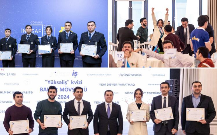"Smart Customs" komandası "Yüksəliş" intellektual kvizinin qalibi olub 