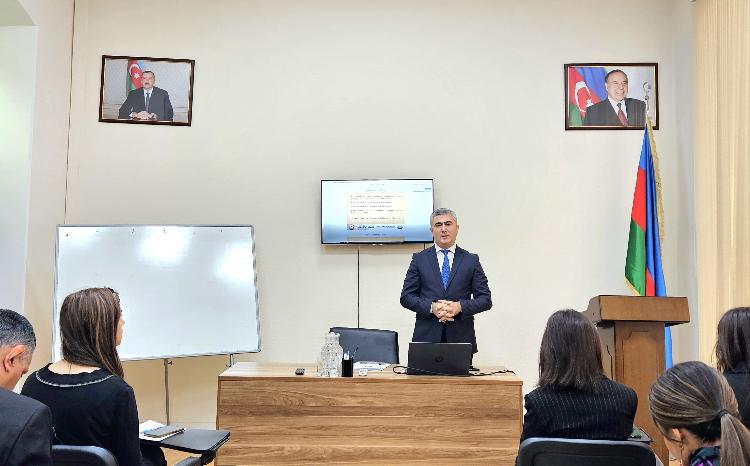 Ombudsmanın Milli Preventiv Mexanizm fəaliyyəti çərçivəsində Ədliyyə Akademiyasında mühazirə təşkil edilib 