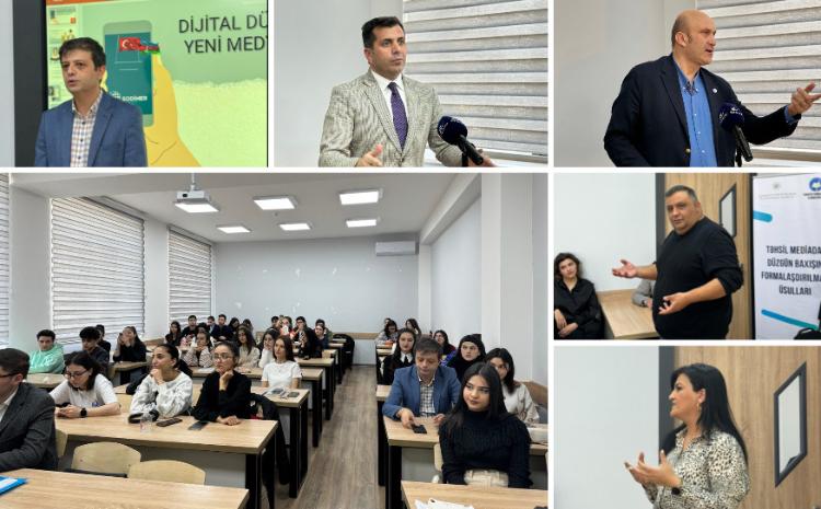 Турецкие профессора провели тренинг для студентов-журналистов БГУ 