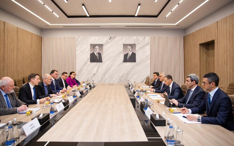 Nazir Rəşad Nəbiyev alman şirkətlərinin nümayəndələri ilə görüşüb 