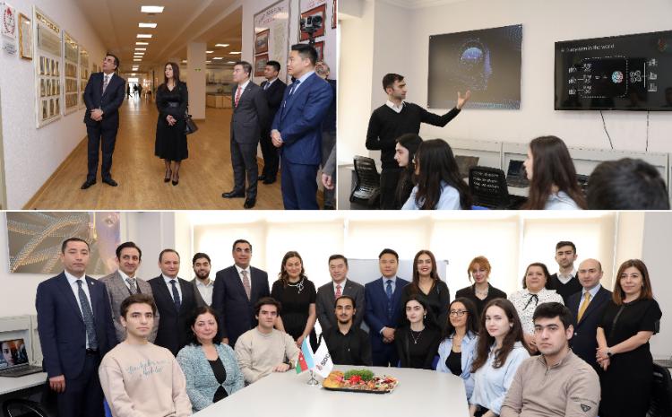 Bakı Ali Neft Məktəbində "Huawei" şirkətinin laboratoriyası fəaliyyətə başlayıb 