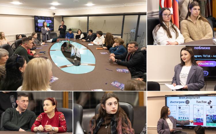 В Русском доме в Баку прошел мастер-класс азербайджанского блогера 