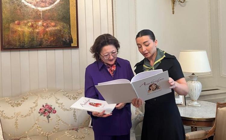 Türk Mədəniyyəti və İrsi Fondunun prezidenti Leyla Abdullayeva ilə görüşüb 