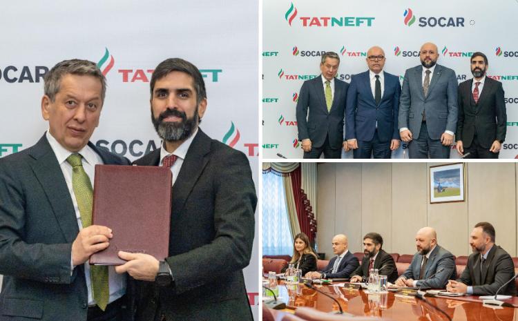 SOCAR ilə "Tatneft" PSC arasında bir sıra sənədlər imzalanıb 
