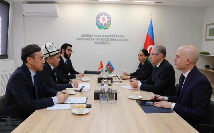 Muxtar Babayev Qırğızıstan səfiri ilə COP29-u müzakirə etdi 