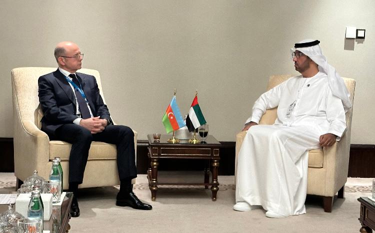 Energy Minister met with UAE`s Minister of Industry and Advanced Technology 