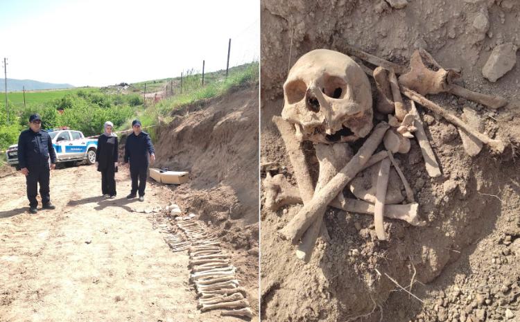 В Ходжалы обнаружены человеческие останки 