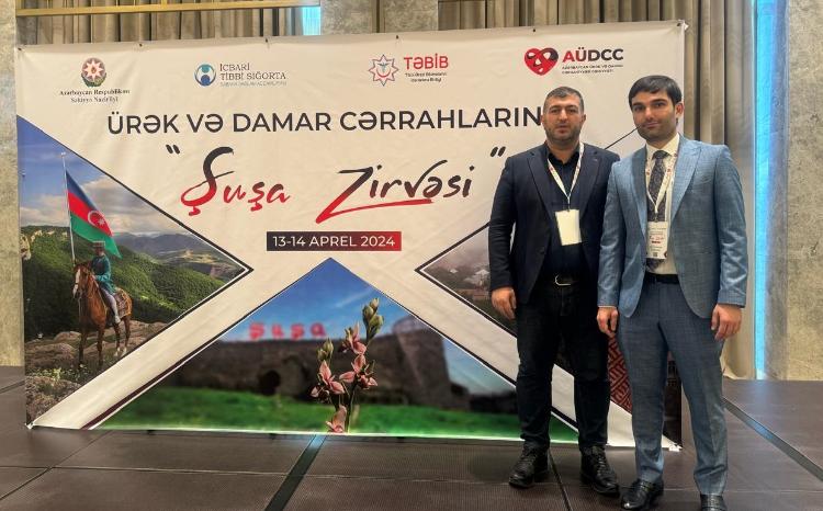 Mərkəzi Gömrük Hospitalının həkimləri "Ürək-damar cərrahlarının Şuşa Zirvəsi" adlı elmi toplantıda iştirak ediblər 