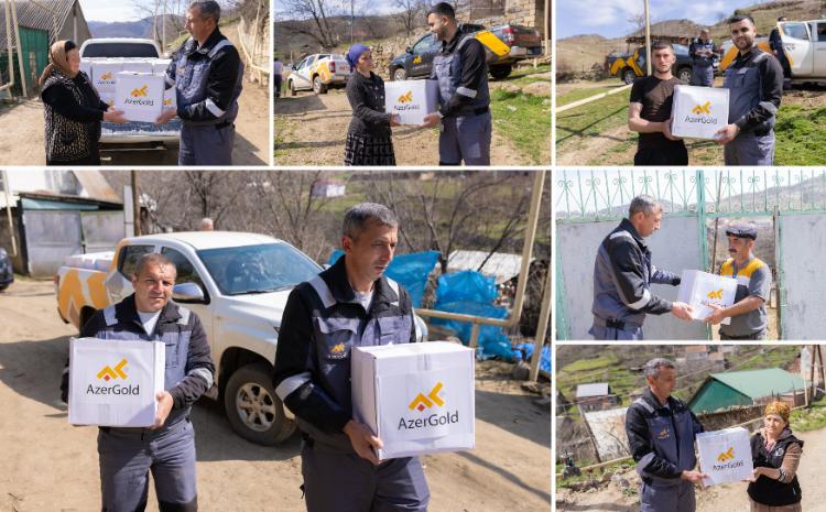 В Дашкесане малоимущим семьям розданы праздничные гостинцы по случаю праздника Рамазан 