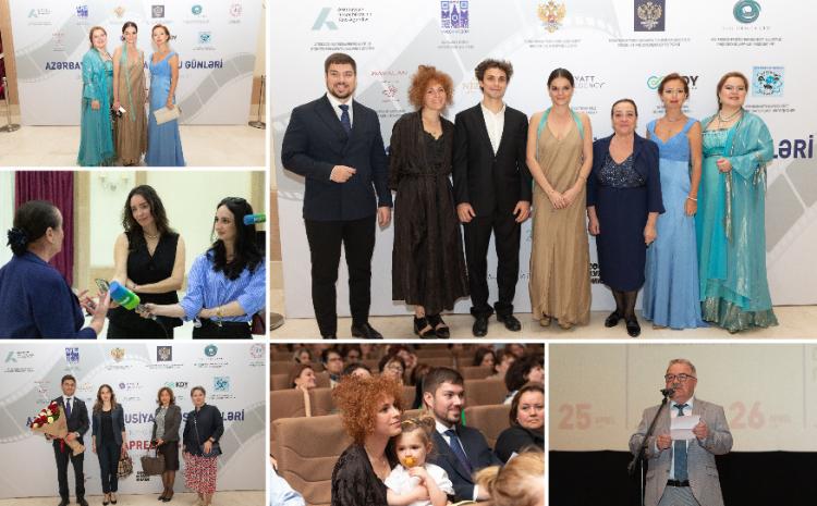 В Баку состоялось торжественное открытие Дней российского кино в Азербайджане 