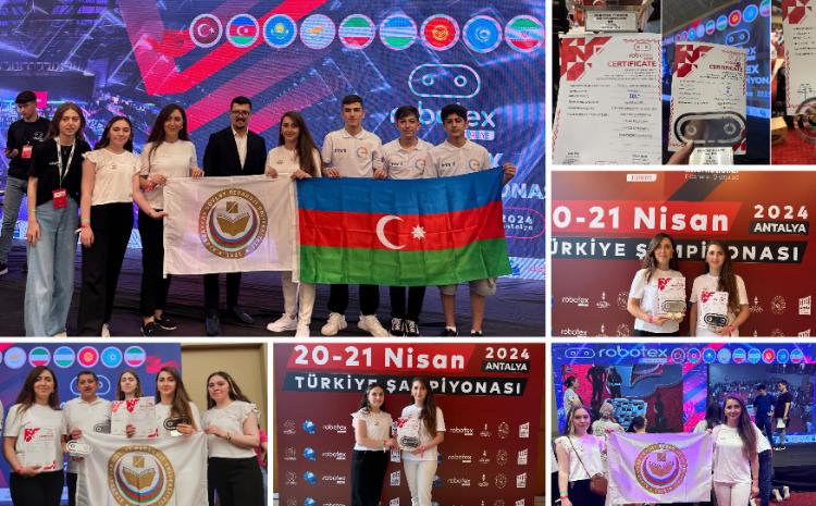 ADPU-dan dünyanın ən böyük robot festivalı "Robotex Türkiyə"də möhtəşəm uğur: 3 komanda qalib oldu
