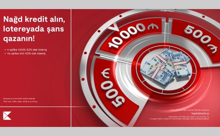 Kapital Bank introduces exciting "50 gün 50 hədiyyə" ("50 days 50 gifts") lottery 