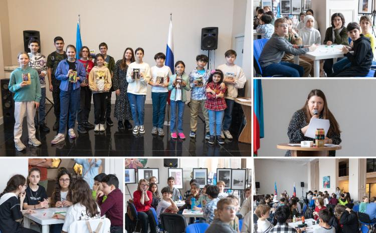 В Русском доме в Баку состоялась очередная игра Клуба интеллектуальных игр "Что? Где? Когда?" 