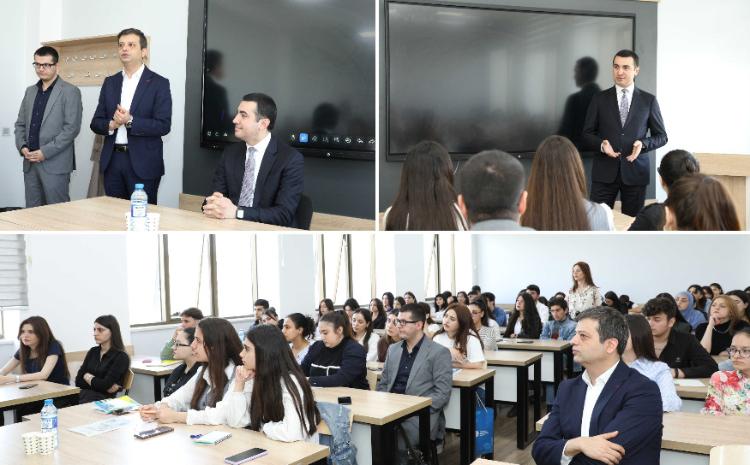 Пресс-секретарь МИД Айхан Гаджизаде побывал в БГУ 