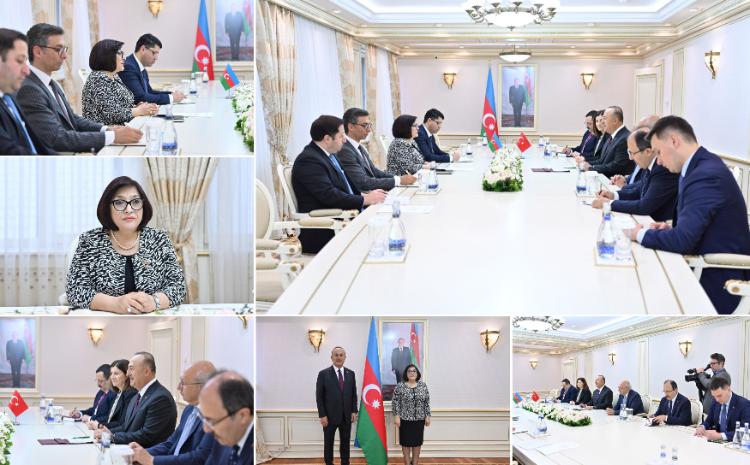 The Chairman of the Milli Majlis met with Mevlut Çavuşoğlu 
