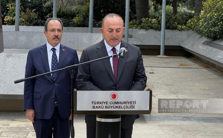 Fransa başda olmaqla digər Qərb dövlətləri sülh üçün Ermənistana təzyiq göstərməlidir -Çavuşoğlu
