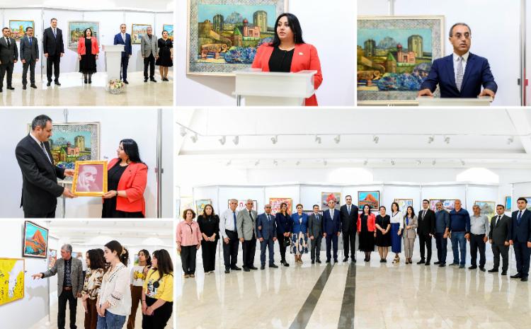 Naxçıvan Muxtar Respublikasının yaranmasının 100 illiyinə həsr olunmuş rəsm sərgisi açılıb 