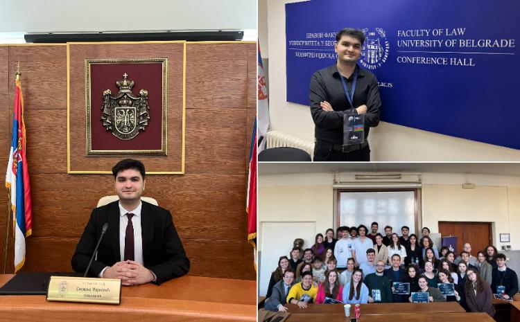 Студент БГУ принял участие в Зимней юридической школе в Белграде 