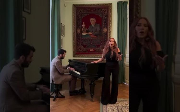 Tünzalə Ağayeva xalq şairi, dramaturq, ictimai xadim Səməd Vurğunun ev-muzeyini ziyarət edib - VİDEO
