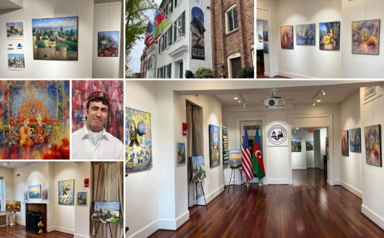 Tallində yaşayan soydaşımızın Vaşinqtonda sərgisi açılıb 