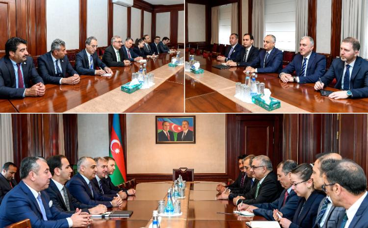 Səlahiyyətli nümayəndə Türkiyə Ticarət Nazirliyinin nümayəndə heyətini qəbul edib 