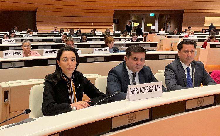 Ombudsman Milli İnsan Hüquqları Təsisatlarının Qlobal Alyansının illik iclasında çıxış edib 