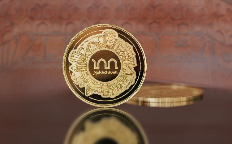 Очередная золотая монета ЗАО «AzerGold» посвящена 100-летию Нахчыванской Автономной Республики 