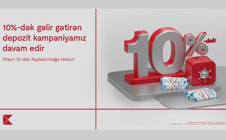 Kapital Bank continues its high-interest deposit campaign 
