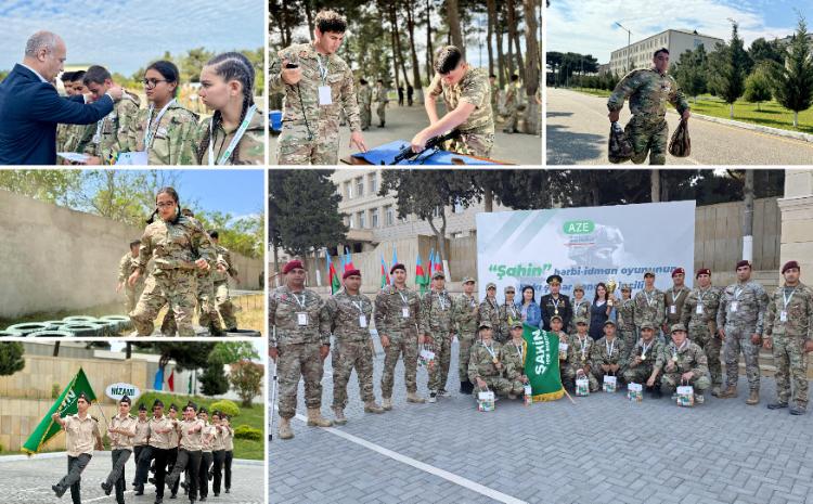 Cəmşid Naxçıvanski adına Hərbi Liseydə “Şahin” hərbi-idman oyununun Bakı şəhəri üzrə zona mərhələsi keçirilib 