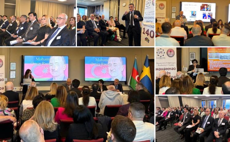 Məhəmməd Əmin Rəsulzadənin 140 illik yubileyinə həsr olunmuş konfrans keçirilib 