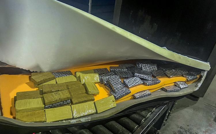 Avtomobildə gizlədilən 21 kiloqramdan artıq heroin aşkar edildi 