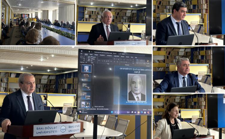 В БГУ отметили 100-летие профессора Гафара Эфендиева 