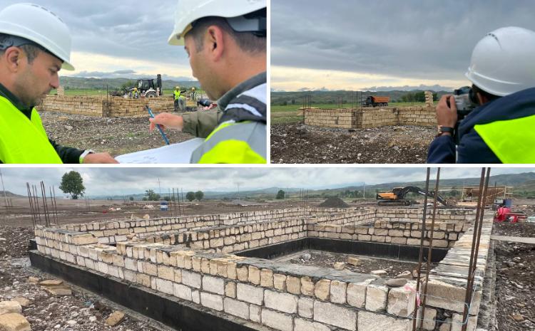 Qubadlı rayonunun Mahruzlu və Zilanlı kəndlərində tikinti işlərinə start verildi 