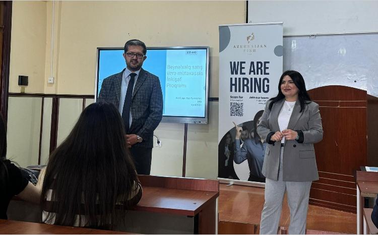 Компания Azerbaijan Fish Farm провела тренинг для студентов БГУ 