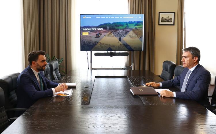 Закир Ибрагимов провел встречу с победителем третьего конкурса «Yüksəliş» 