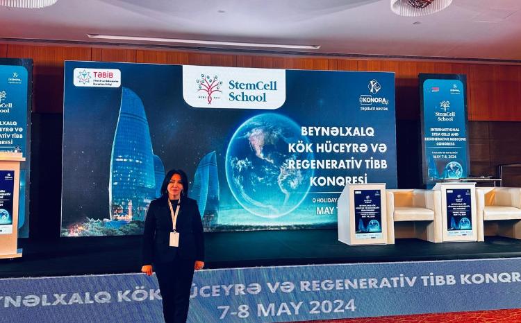 Dr.Sevinc Kərimova “Kök hüceyrə və Regenerativ Təbabət” Beynəlxalq konqresdə iştirak edib 